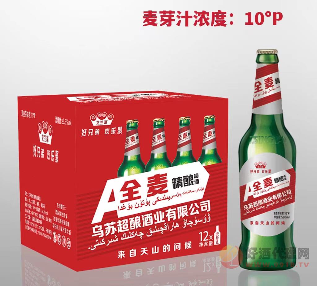 泰山厚德8度全麦啤酒图片