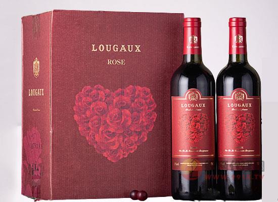 法国卢歌玫瑰干红葡萄酒