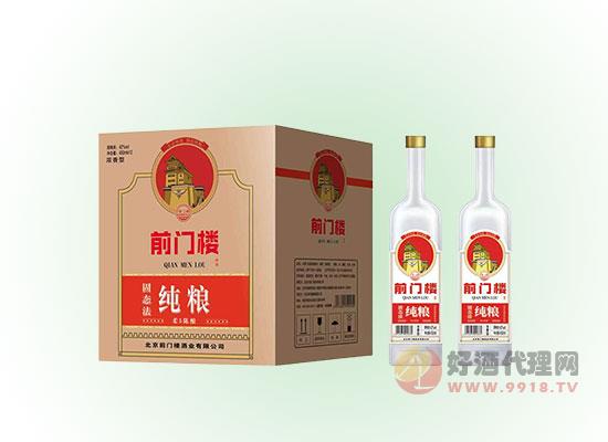 前门楼柔5陈酿系列白酒450mlx12瓶