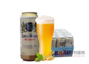慕尼黑卢云堡狮牌小麦白啤酒价格500ml