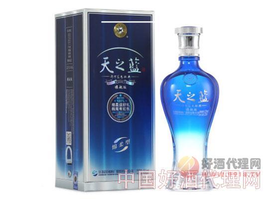 洋河蓝色经典 天之蓝 52度 单瓶装白酒520ml