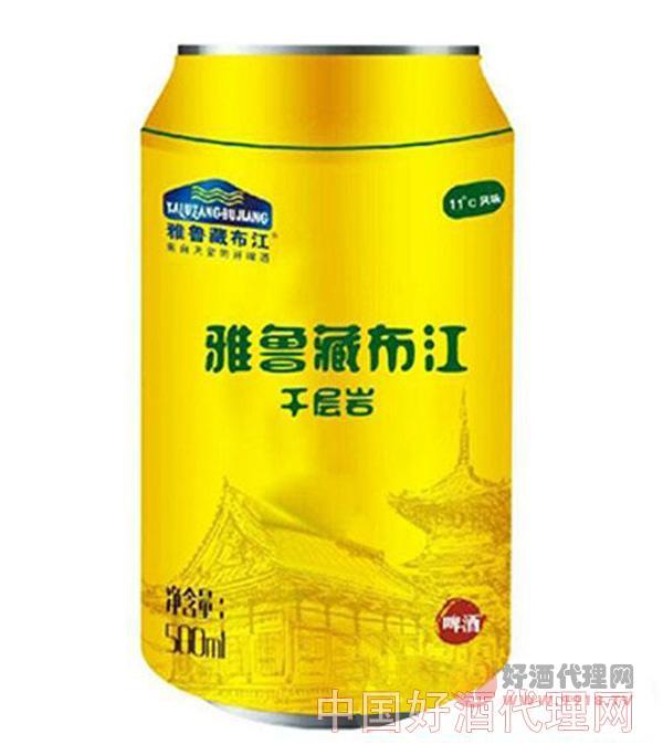 雅鲁藏布江原浆青稞啤酒500ml灌装