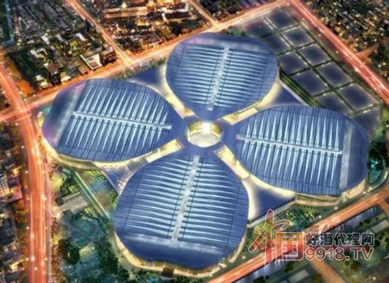 上海国家会展中心 俯瞰图