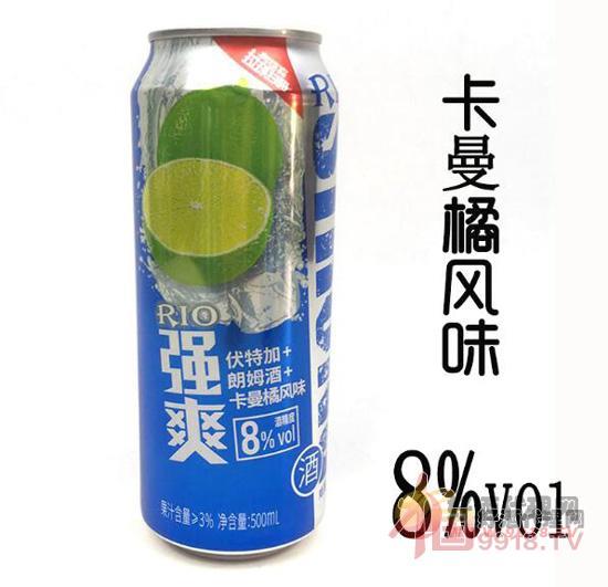 rio锐澳鸡尾酒强爽系列卡曼橘风味