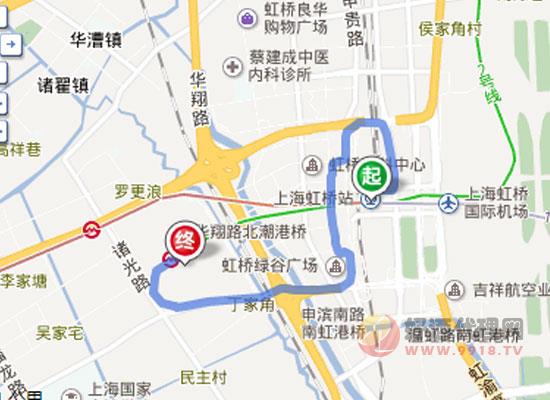 上海虹桥站到国家会展中心的相关路线介绍