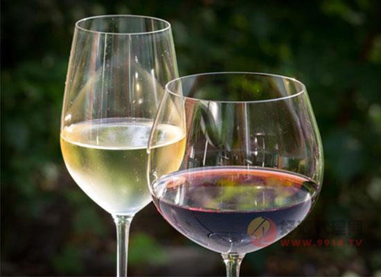 白葡萄酒和红葡萄酒的区别，具体哪些方面不同