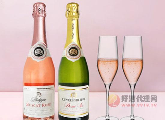法国进口甜型桃红气泡白葡萄酒有什么特点，喝不完怎么处理