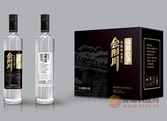 金刚川纯粮白酒，酒质优良，包装精美