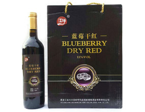 江呼蓝莓干红葡萄酒（盒）750ml