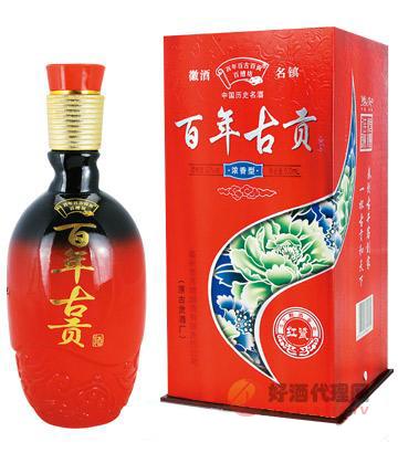 百年古贡酒红瓷500ml