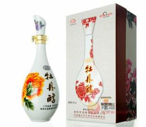 温雁牡丹醇酒国瓷500ml