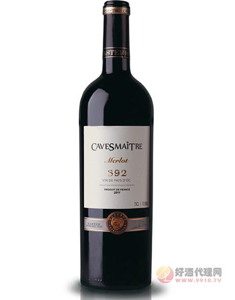 卡斯特S92 干红葡萄酒750ml