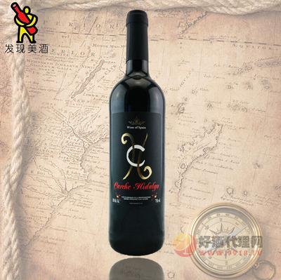 伊達爾戈干紅葡萄酒750ml