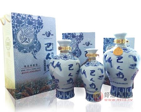 巴人坊纯高粱酒清香型六年坛装
