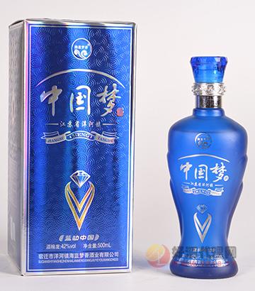 中国梦酒蓝动中国500ml-江苏洋河海蓝梦香酒业有限公司-秒火好酒代理网