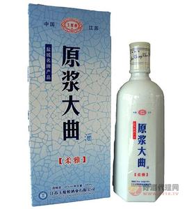45°玉醍醇原桨大曲酒柔雅480ml