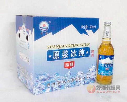 海旭原浆冰纯啤酒500ml