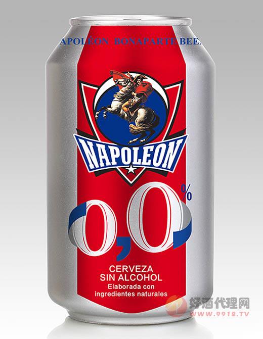 拿破仑0度啤酒罐装