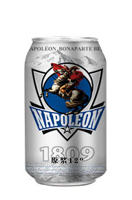 拿破仑啤酒12度原浆蓝色骑马罐装