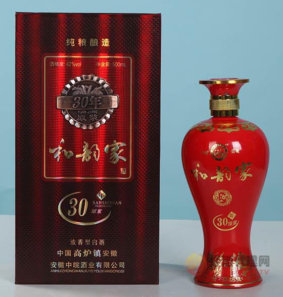 42°和韵家酒30年原浆500ml