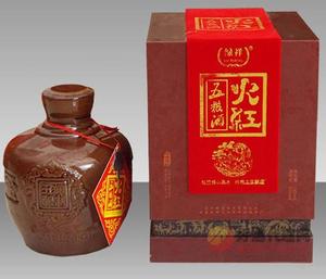 绿祥火红五粮酒坛装500ml