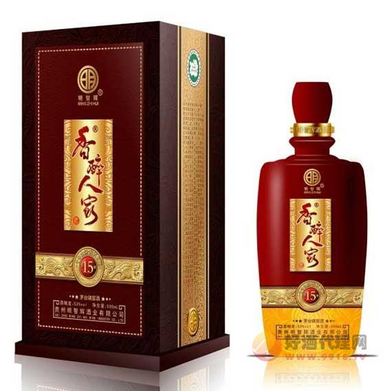 明智辉香醉人家酒15年500ml