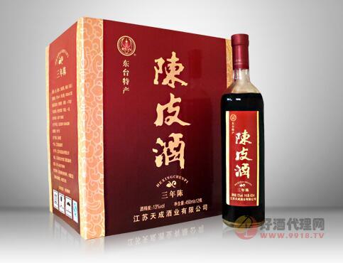 鹤兴三年陈陈皮酒450ml