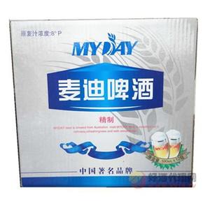 麦迪啤酒590ml 12瓶