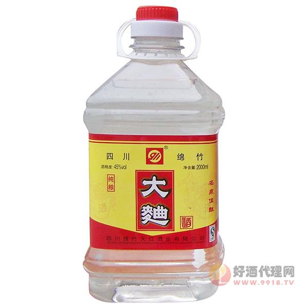 高华牌纯粮大麯桶装酒2L