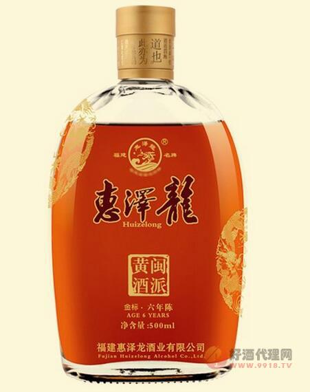 惠泽龙黄酒六年陈500ml