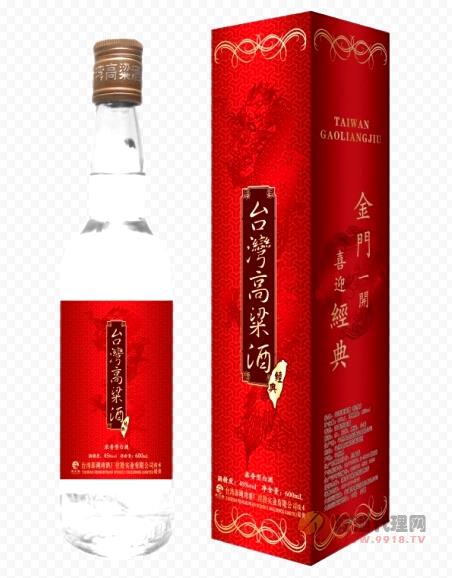 台湾高粱酒红色经典600ml
