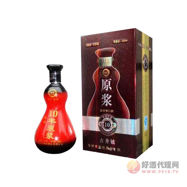 豫皖原浆10年500ml