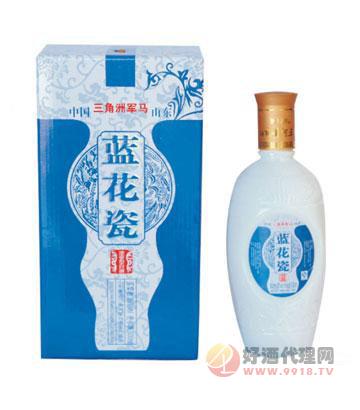 黄河三角洲蓝花瓷酒瓶装