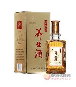 38度大连方瓶雄蚕蛾养生酒瓶装