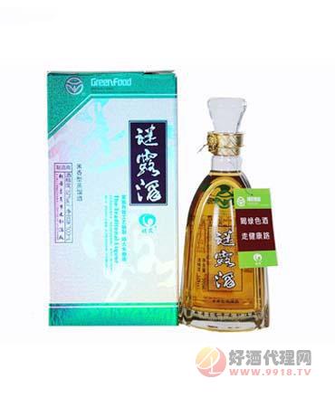 绿色谜露酒瓶装