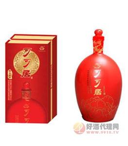 可可居国色红瓷酒瓶装