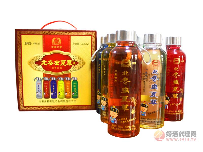 北冬虫夏草酒-五彩杯 450ml