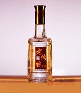 老传统酒水晶八年瓶装