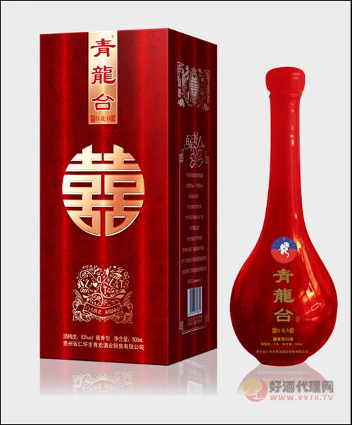 红花台（喜酒） 酱香型  酒精度53℃   500ml