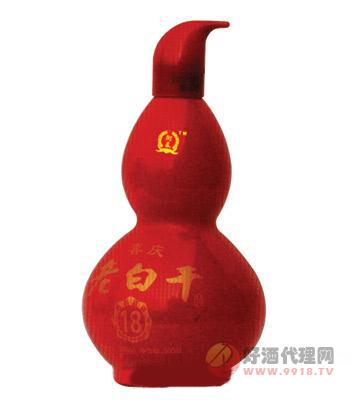 50度衡泉喜庆老白干500ml