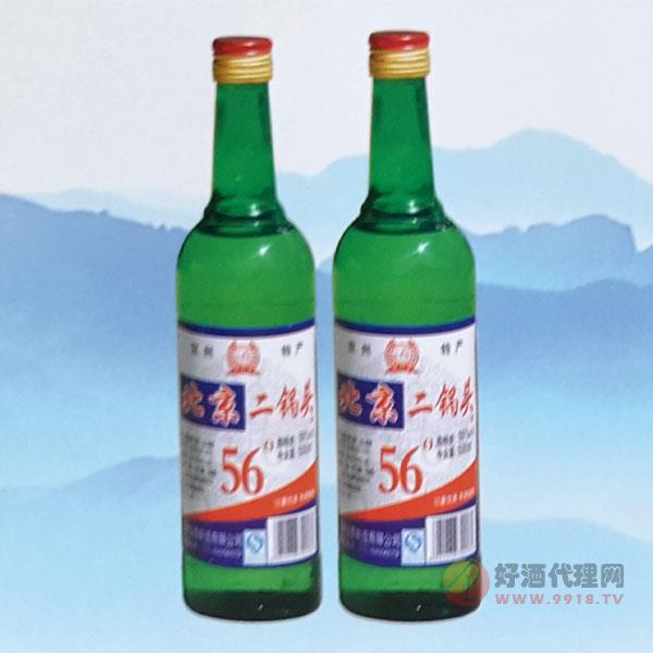 北京二锅头绿瓶500mlX12