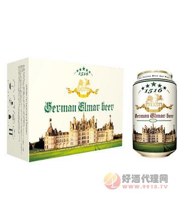 德国艾玛士白啤酒330ml