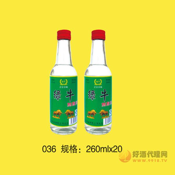 绿牛陈酿260mlx20瓶