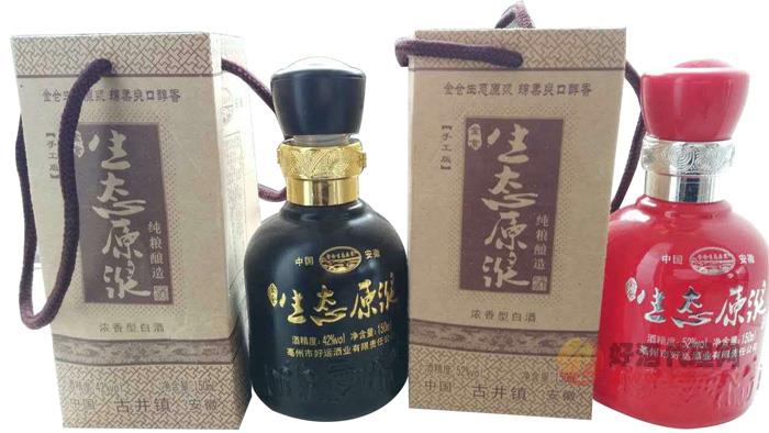金仓生态原浆浓香型白酒150ml