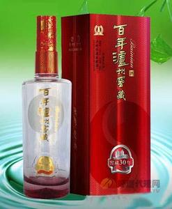 百年泸州窖藏三十年500ml