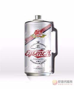 艾森克精酿小麦白啤酒2000ml