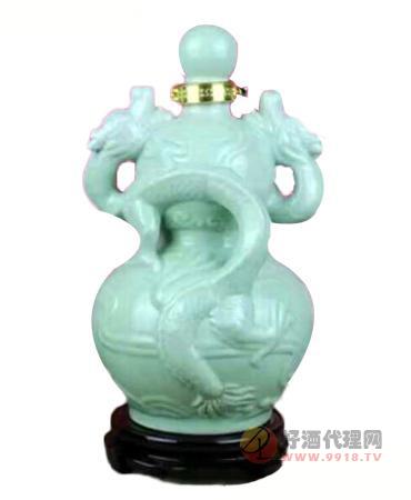 中国龙原浆封坛陈年窖藏绿瓶装