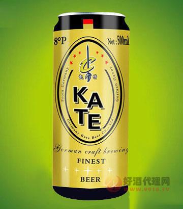 凯特啤酒黄罐8度500ml