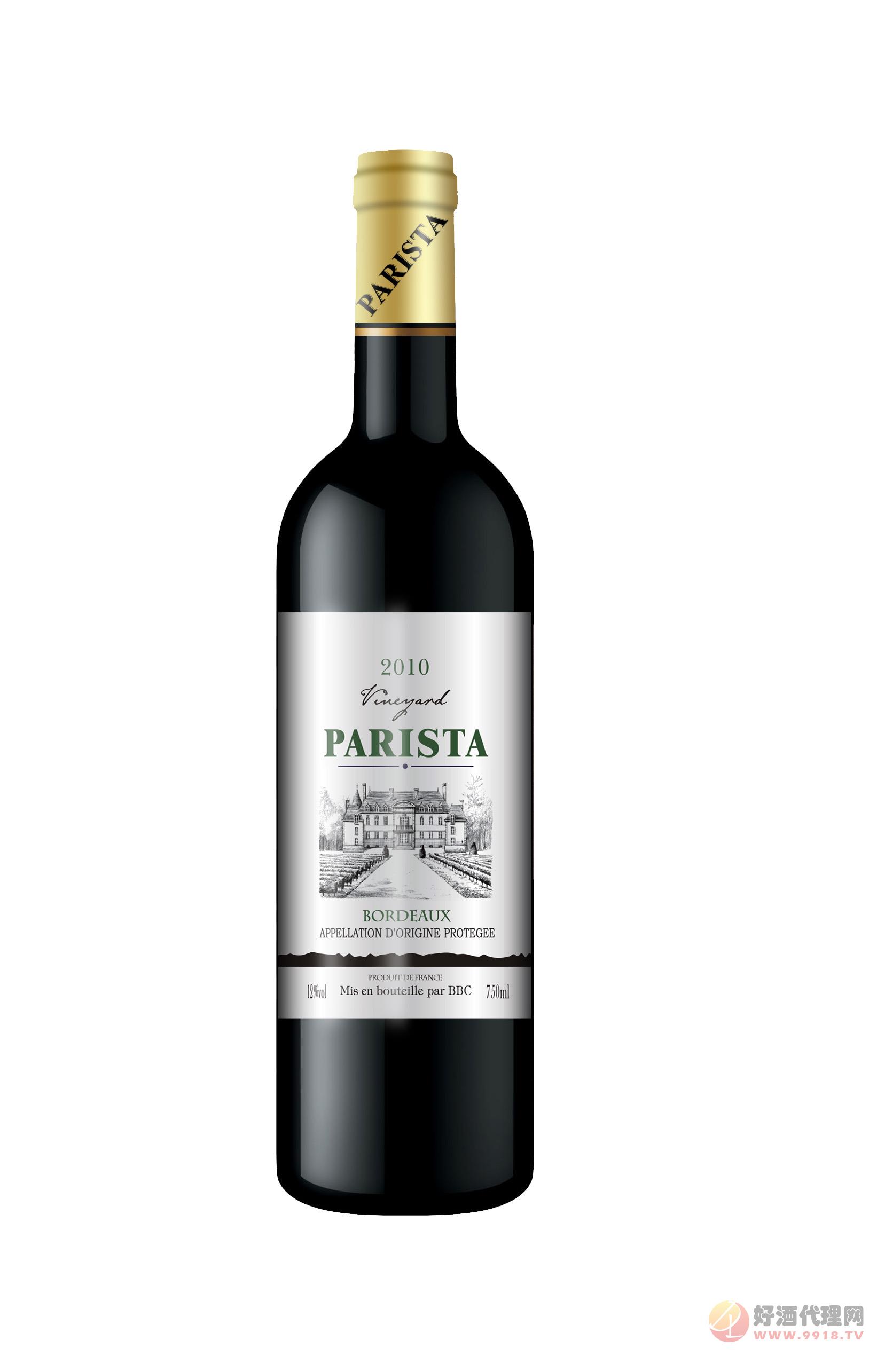 11°巴利斯特精选波尔多法定产区白葡萄酒750ml
