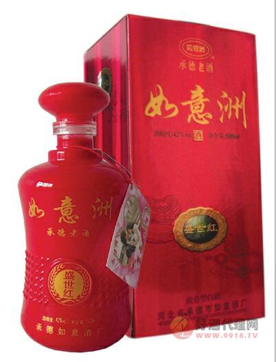 42度盛世红如意洲500ml